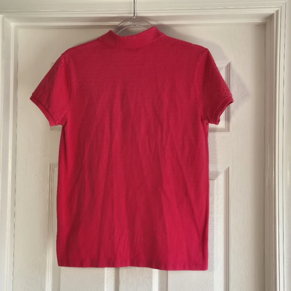 Polo Ralph Lauren‎ Pink Cotton Classic Fit Polo Shirt Green Pony Size S/M Preppy